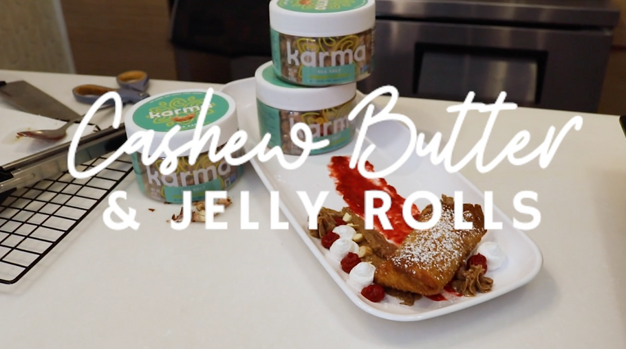 Cashew Butter and Jelly Rolls