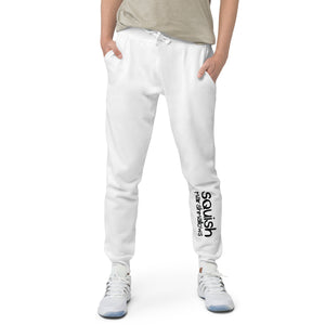 unisex logo white sweatpants