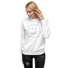 Load image into Gallery viewer, logo unisex premium white sweatshirt