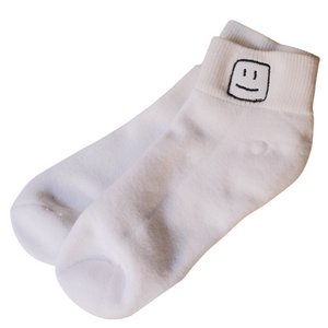 logo white socks