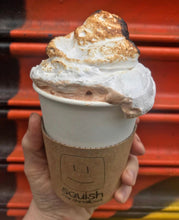Load image into Gallery viewer, toasted marshmallow fluff on top of a cup of hot chocolate