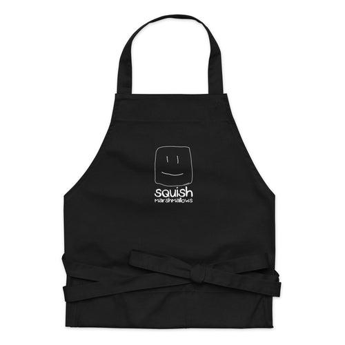 organic cotton logo apron [multiple colors]