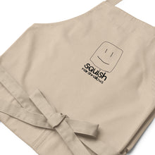 Load image into Gallery viewer, organic cotton logo tan apron