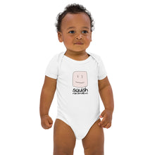 Load image into Gallery viewer, organic cotton logo baby bodysuit
