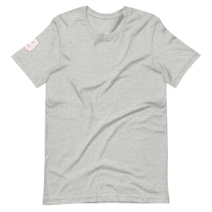 unisex sleeve logo t-shirt